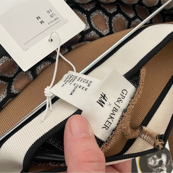 NWT GP&J Baker x H&M Metallic Pencil Skirt Medium - Picture 9 of 9